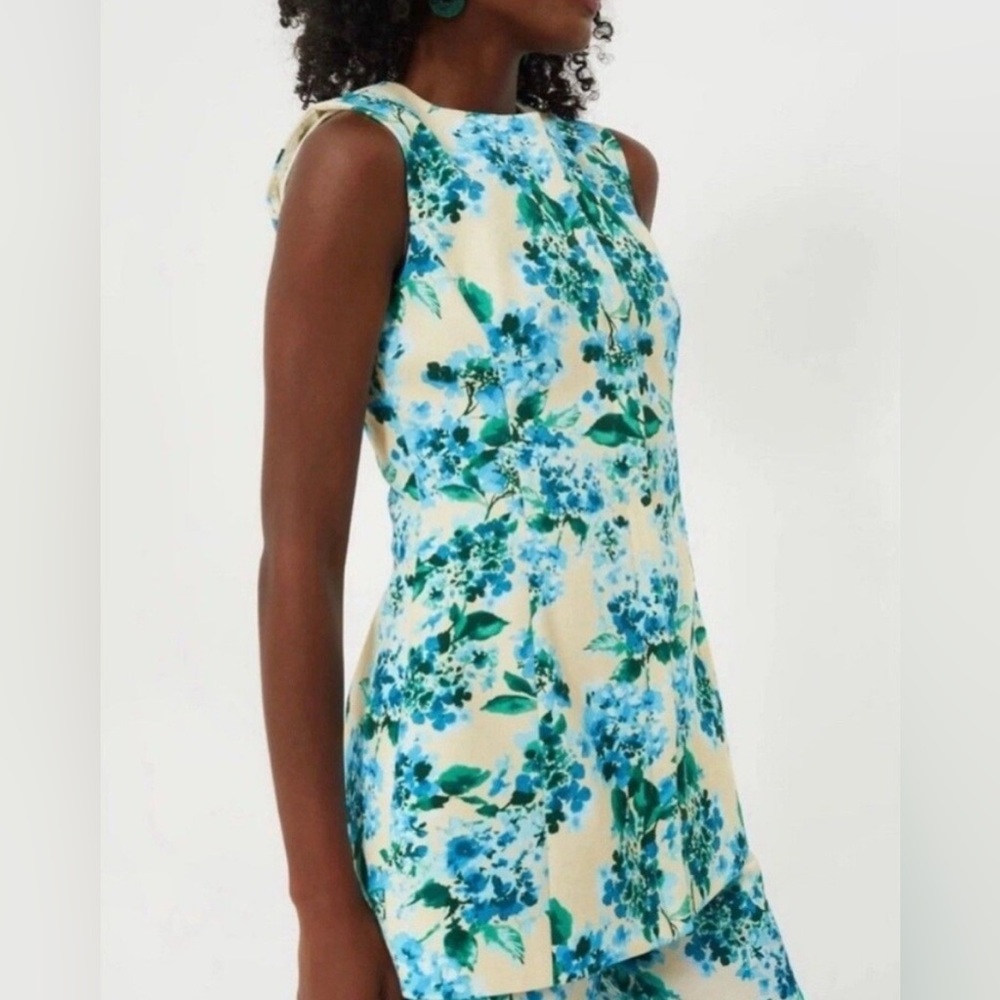 NWT - Tuckernuck - Water's Edge Hydrangea Rhoda Tunic Top - Size 4